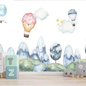 Kids - Air Balloons - Mountains