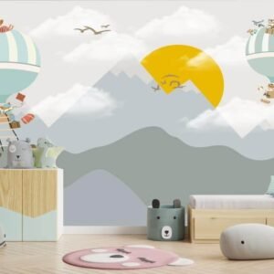 Kids - Mountains - Air Balloon