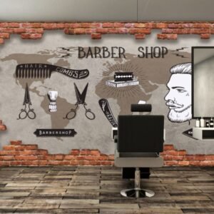 3D Barber Wallpaper