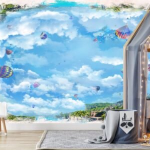 Kids-Air balloons - Clouds