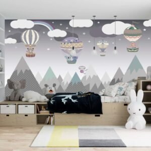 Kids - Mountains, Air balloons